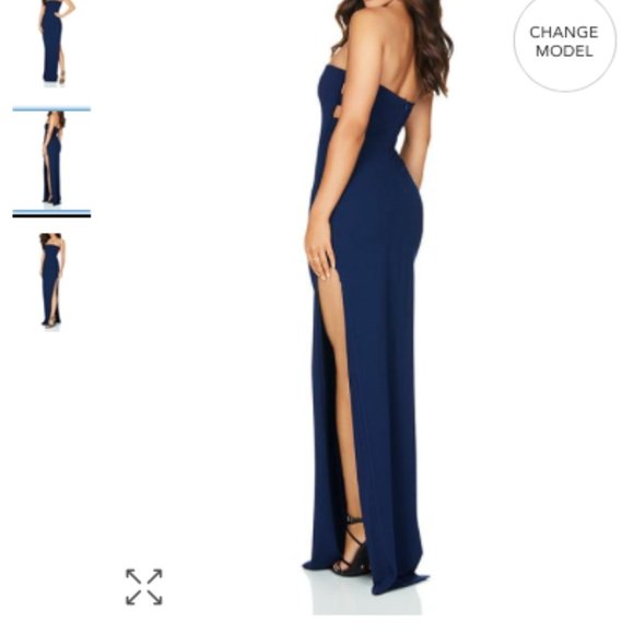 REVOLVE NWT Nookie Flaunt Strapless Gown - Picture 3 of 3